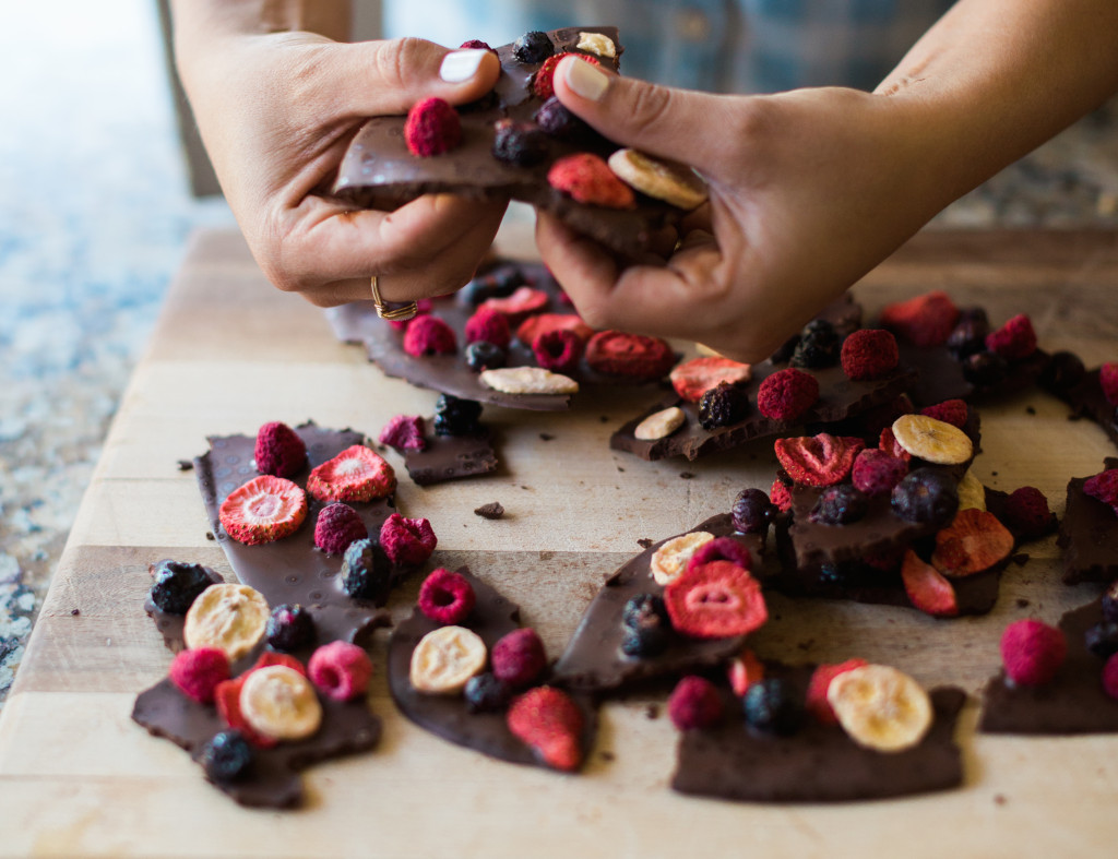 Crunchies Chocolate Bark