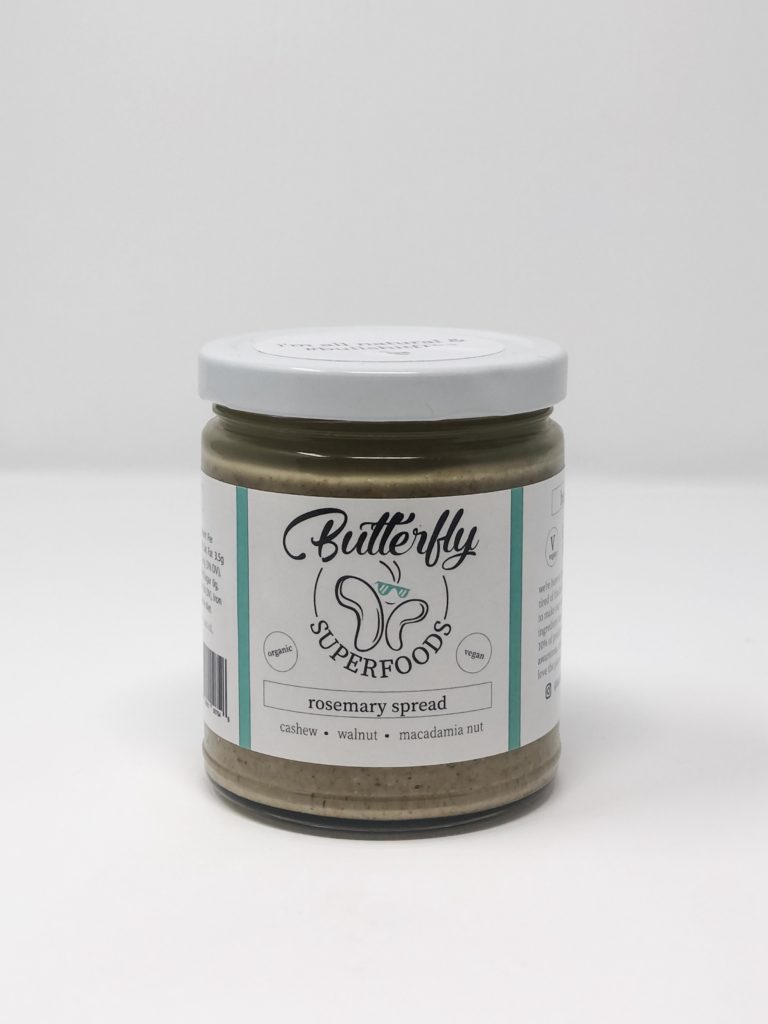 Butterfly Superfoods Rosemary White Background